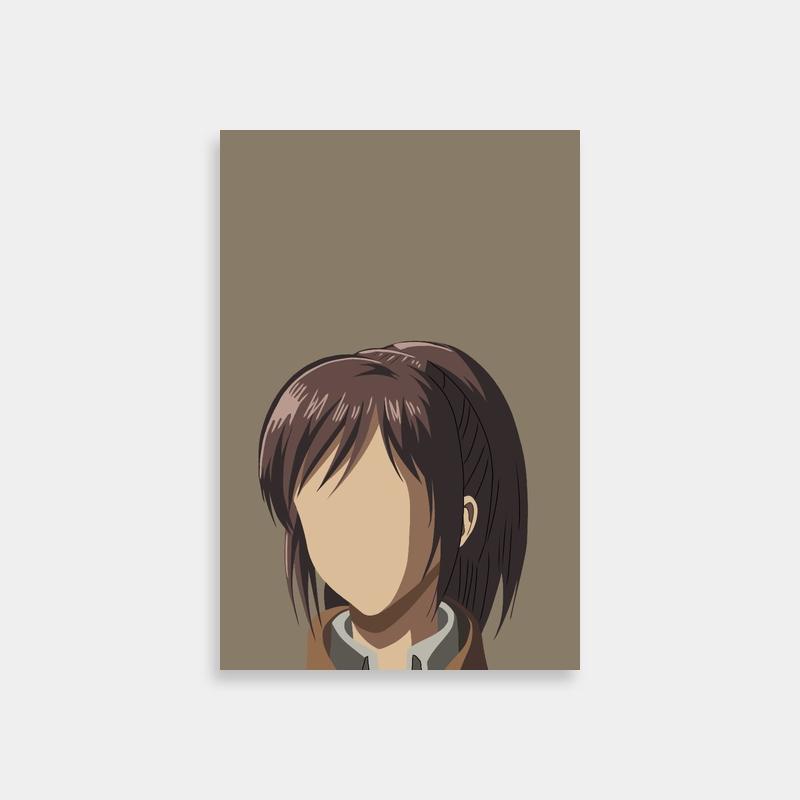 Sasha Braus Attack on Titan Poster - Short Hair & Brown Jacket
