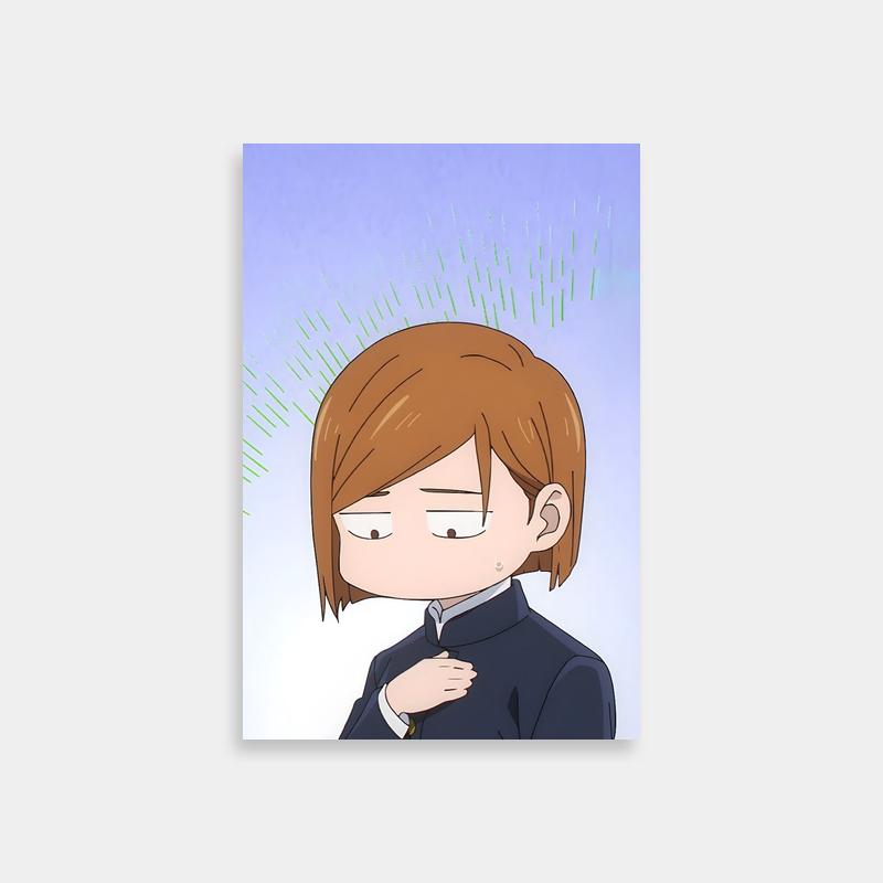 Nobara Kugisaki Jujutsu Kaisen Poster - Stylish Character Under Blue Sky
