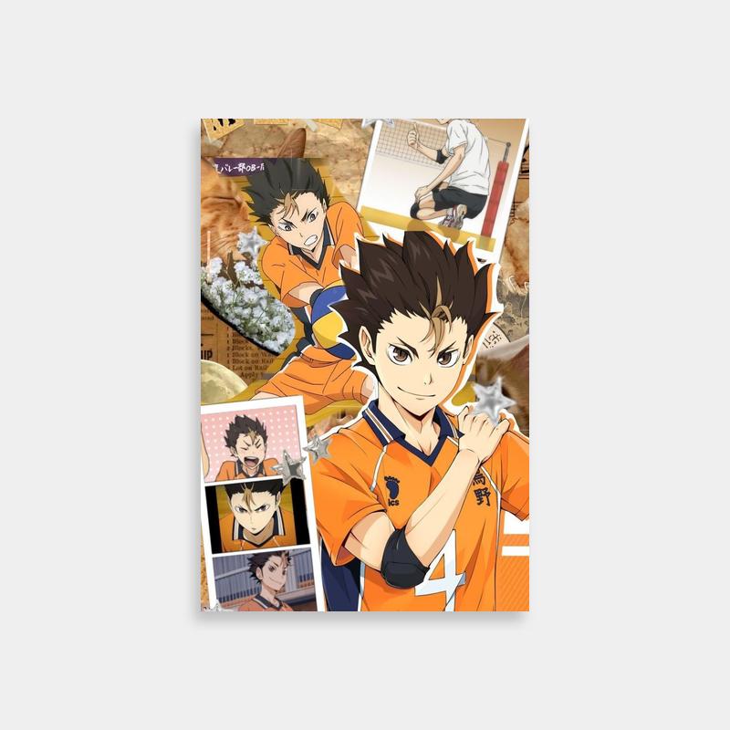 Nishinoya Yuu Haikyuu Anime Character Poster