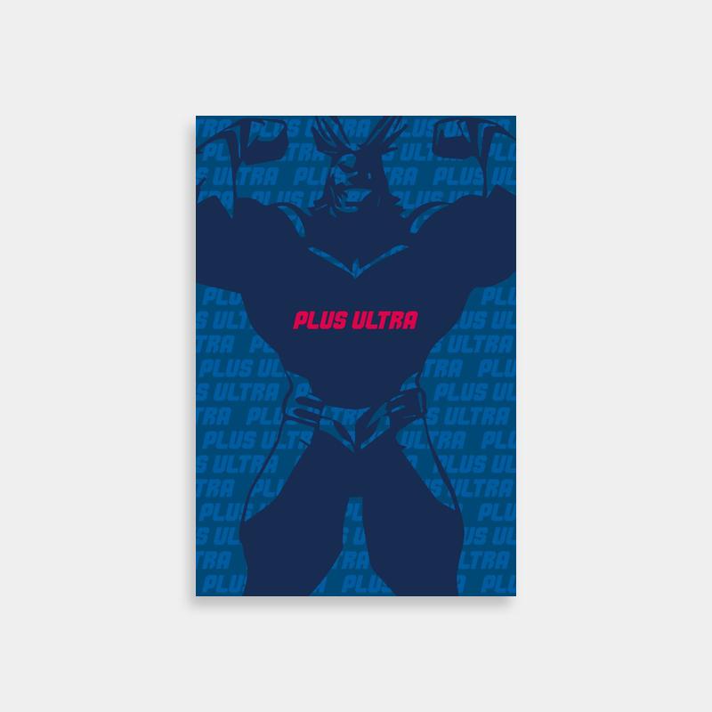 All Might My Hero Academia Poster - Hero with Plus Ultra Chest Design
