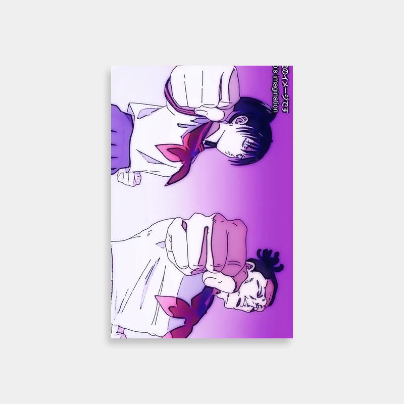 Aoi Todo Jujutsu Kaisen Poster - Colorful Anime Character Duo
