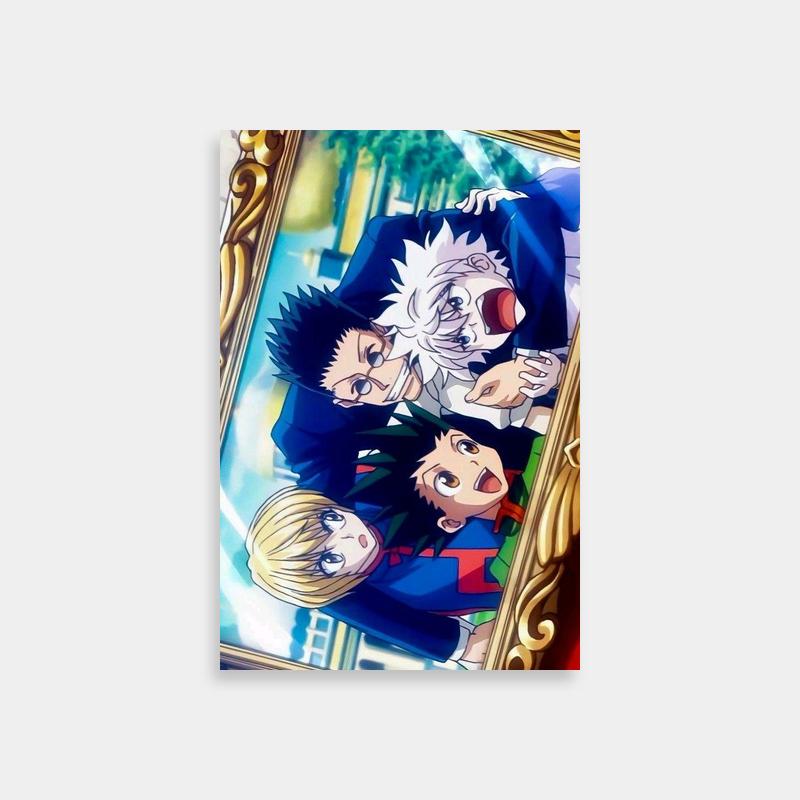 Hunter x Hunter Anime Characters Framed Wall Art