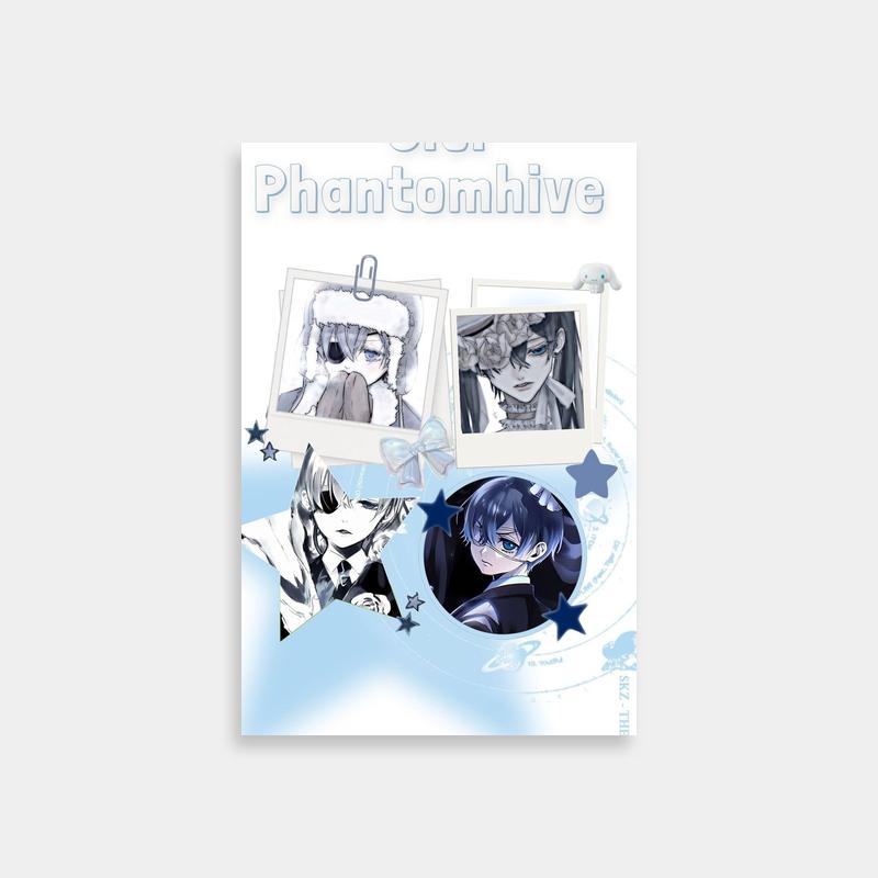 Ciel Phantomhive Black Butler Anime Poster - Get Phantatomlive Art Print