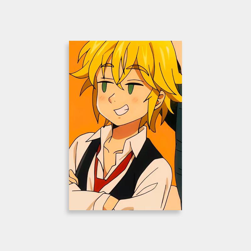 Meliodas Seven Deadly Sins Anime Character Poster