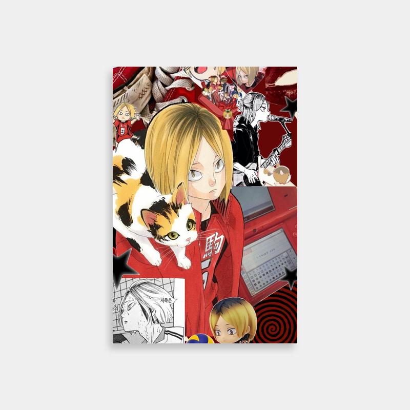 Kenma Kozume Haikyuu Anime Poster - Volleyball Wall Art