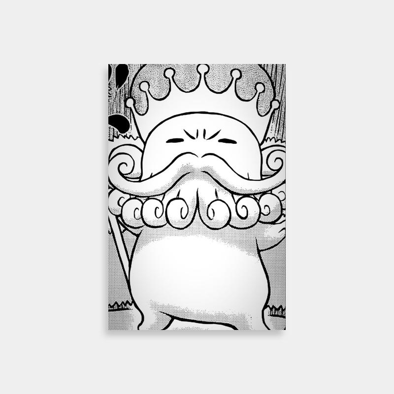 Puck Berserk Cartoon Character with Beard Poster