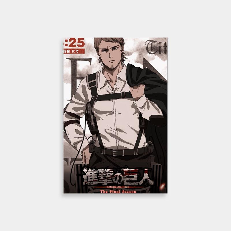 Jean Kirstein Attack on Titan Poster - Casual Anime Character Art