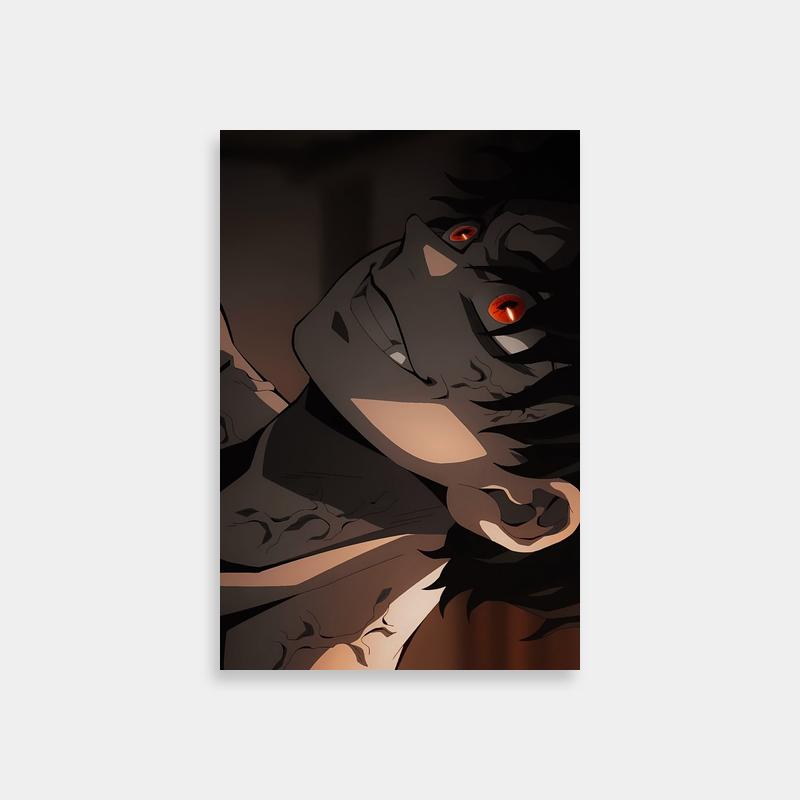 Demon Slayer Muzan Kibutsuji Wall Art - Dark Background