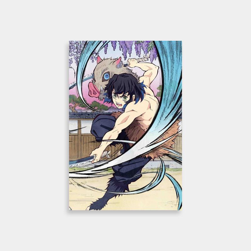 Inosuke Hashibira Demon Slayer Wall Art - Anime Character Print