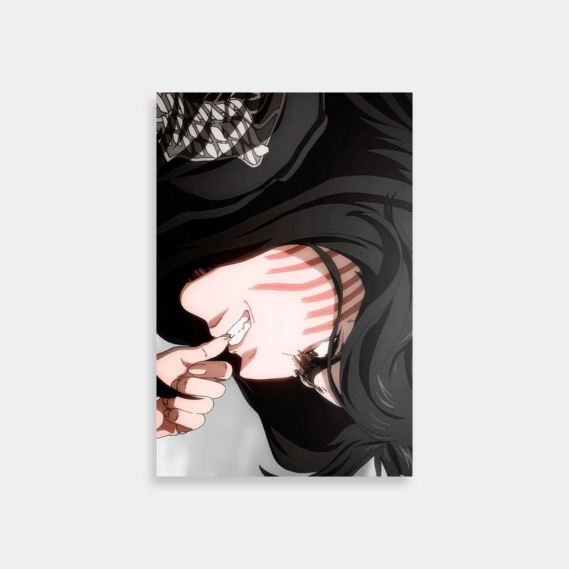 Pieck Finger Attack on Titan Poster - Hat-Wearing Anime Character
