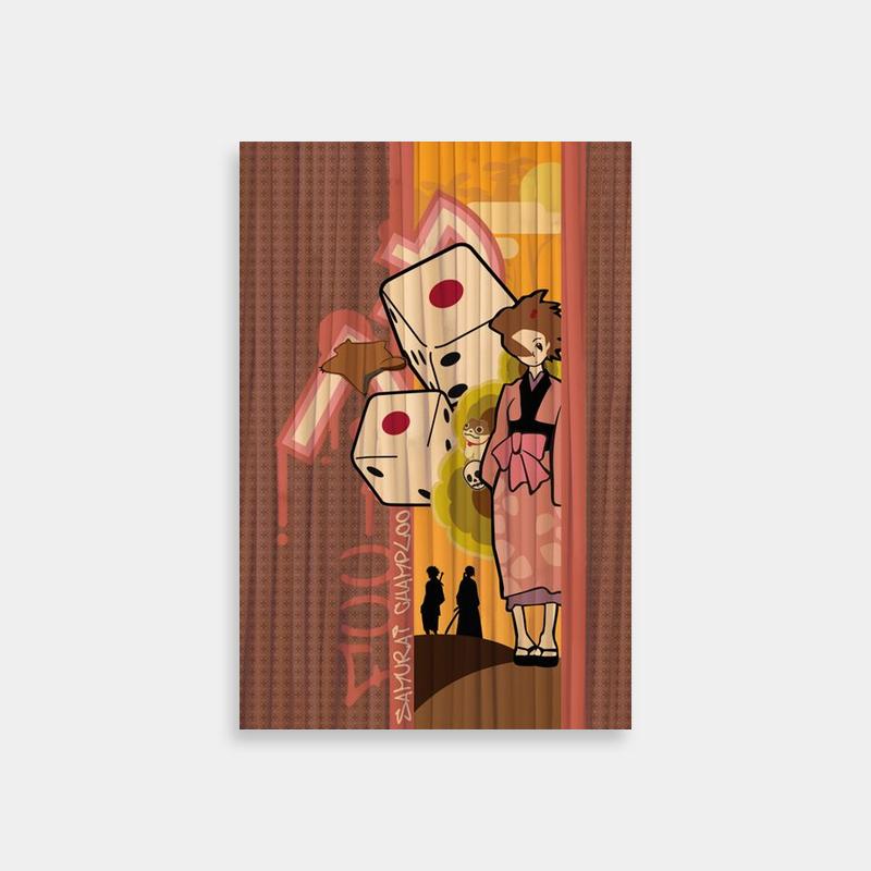 Samurai Champloo Fuu Poster - Cartoon Character Holding Box Scene