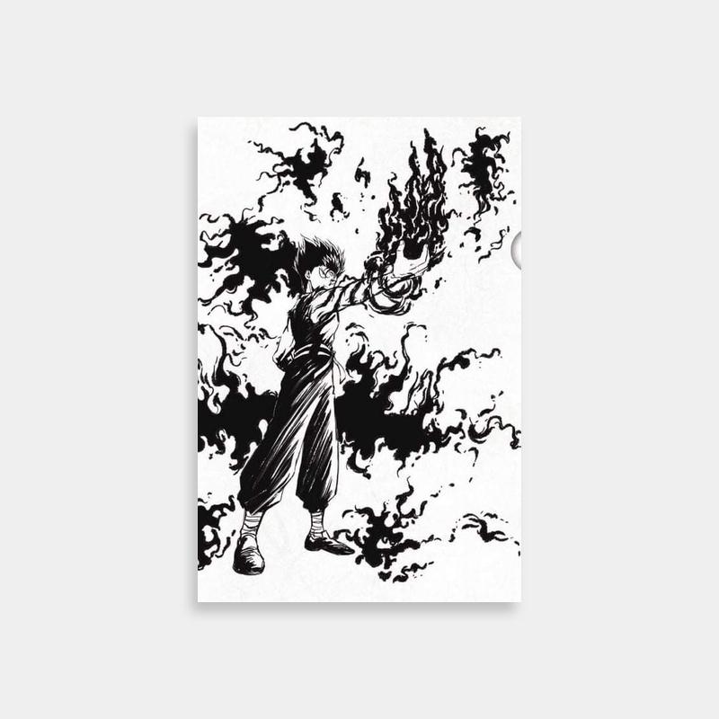 Hiei Yu Yu Hakusho Black and White Drawing - Man with Tennis Racket