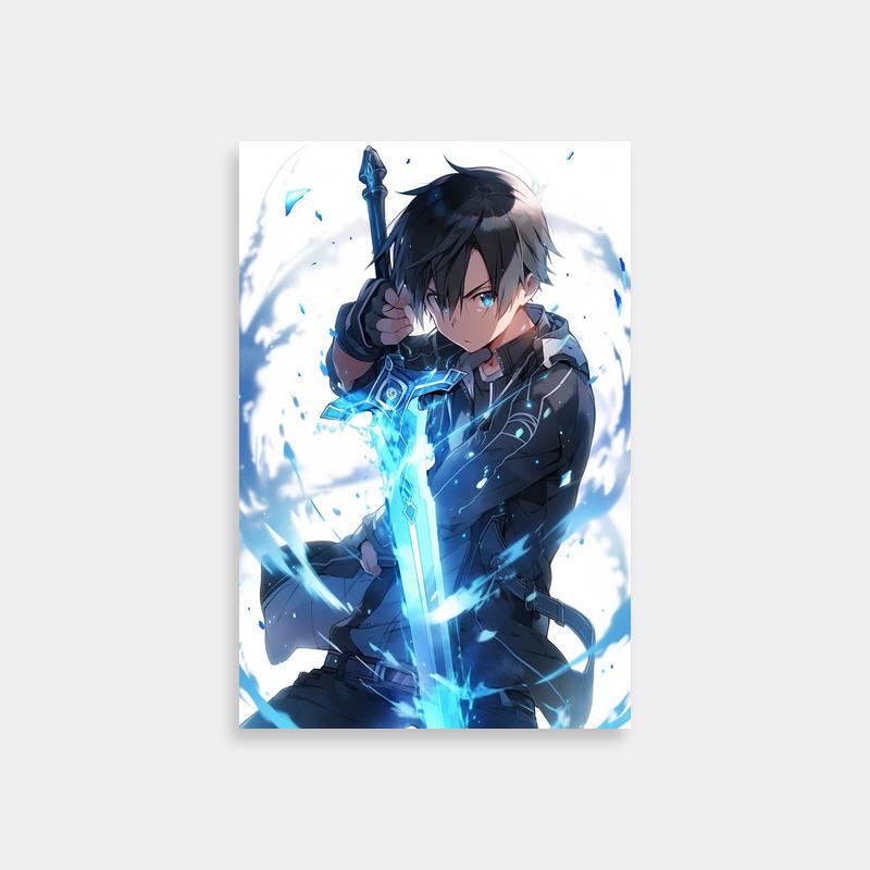 Kirito Sword Art Online Poster - Anime Art Print