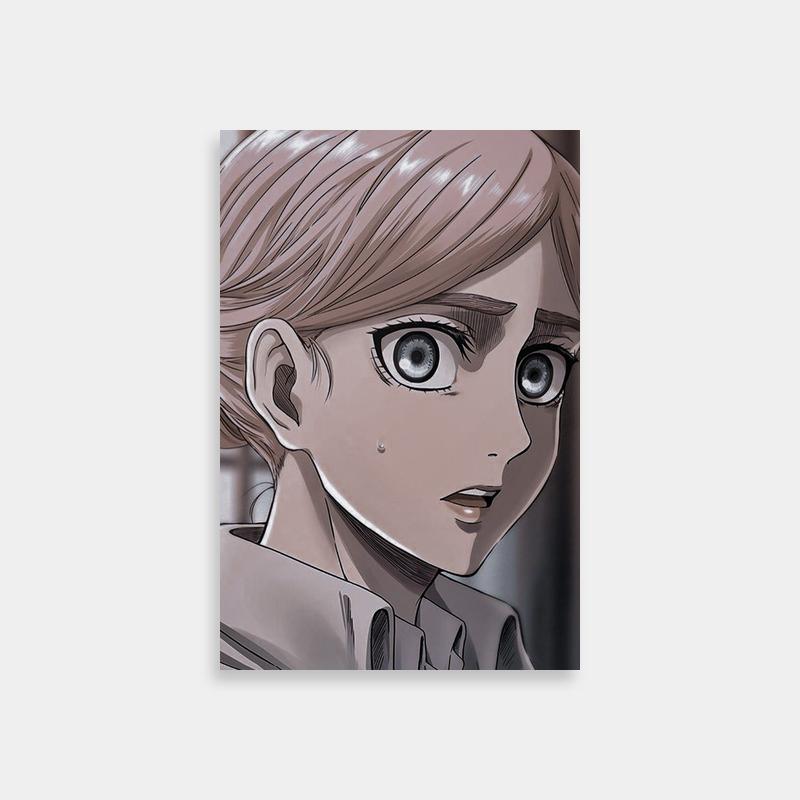 Historia Reiss Attack on Titan Anime Poster - Blonde Hair & Blue Eyes