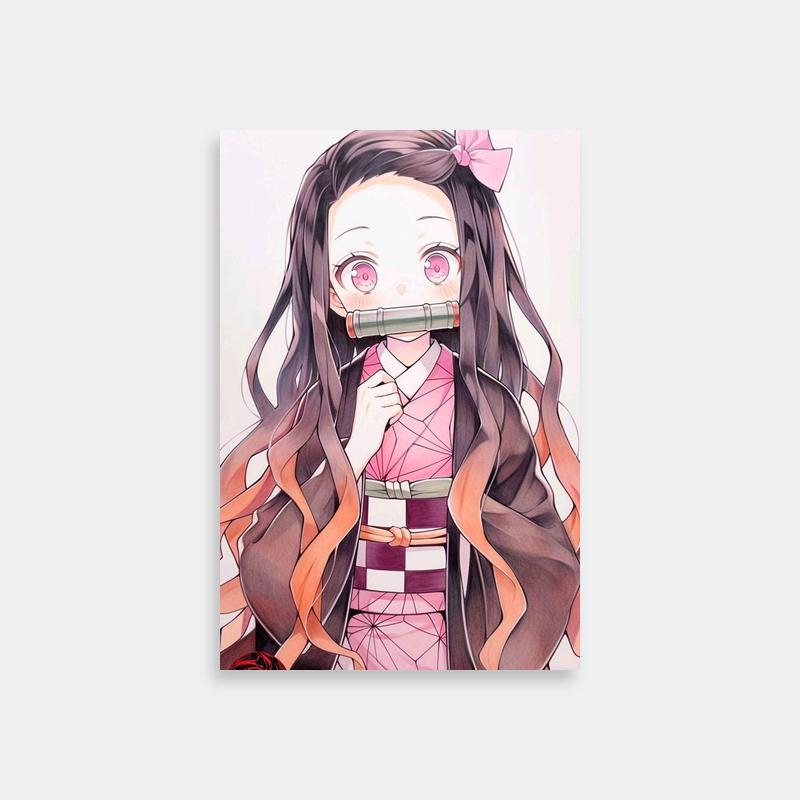 Nezuko Kamado Demon Slayer Fan Art Poster