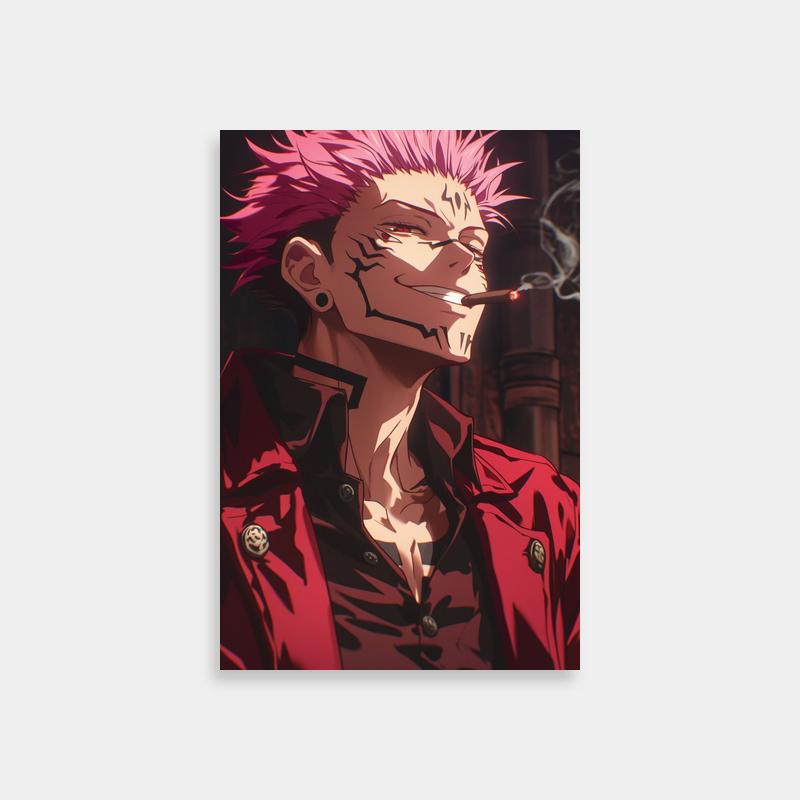 Sukuna AI Art Poster - Jujutsu Kaisen Ryomen Sukuna Wall Decor