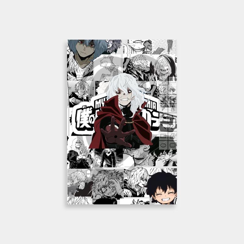 Tomura Shigaraki My Hero Academia Poster - Anime Character Collage Art