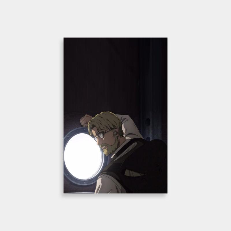 Zeke Yeager Attack on Titan Poster - Holding Round Object