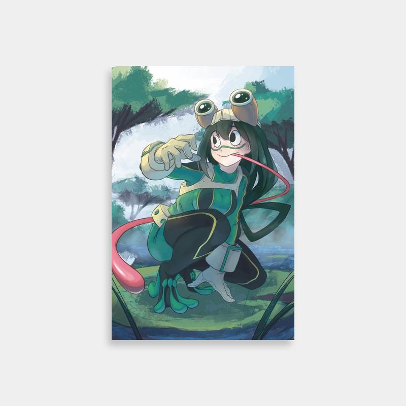 Tsuyu Asui with Hose - My Hero Academia Anime Poster