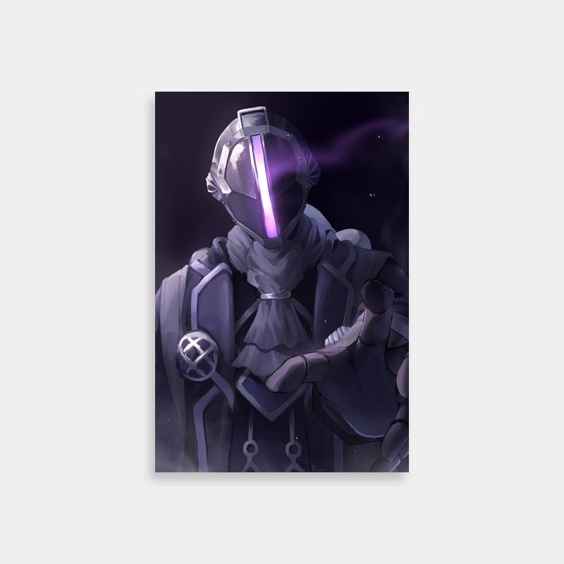 Bondrewd Made in Abyss Armored Figure Purple Light Poster