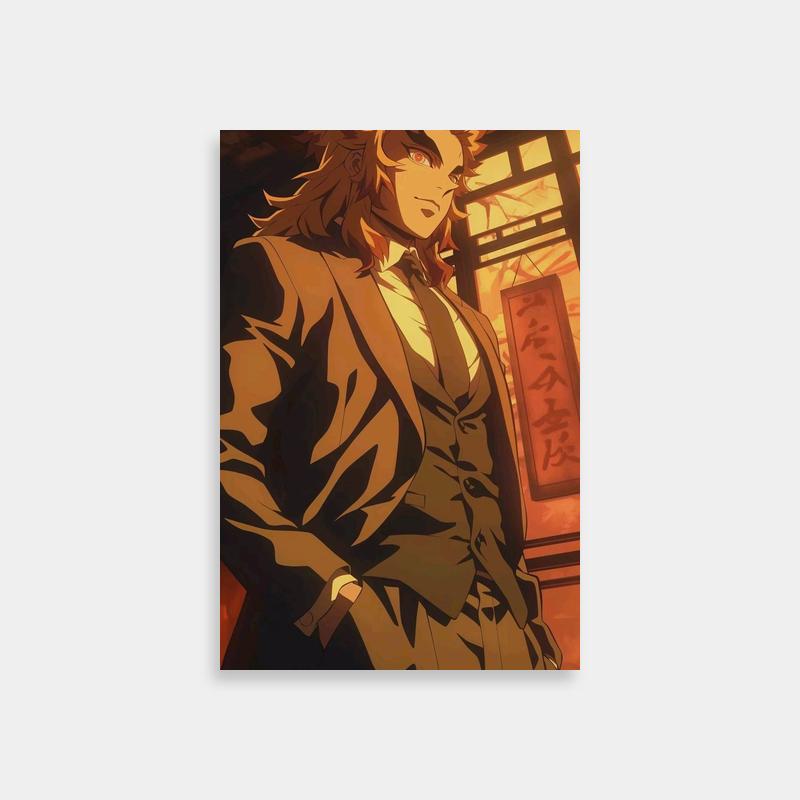 Kyon Anime Poster - Standing by Window Art Print