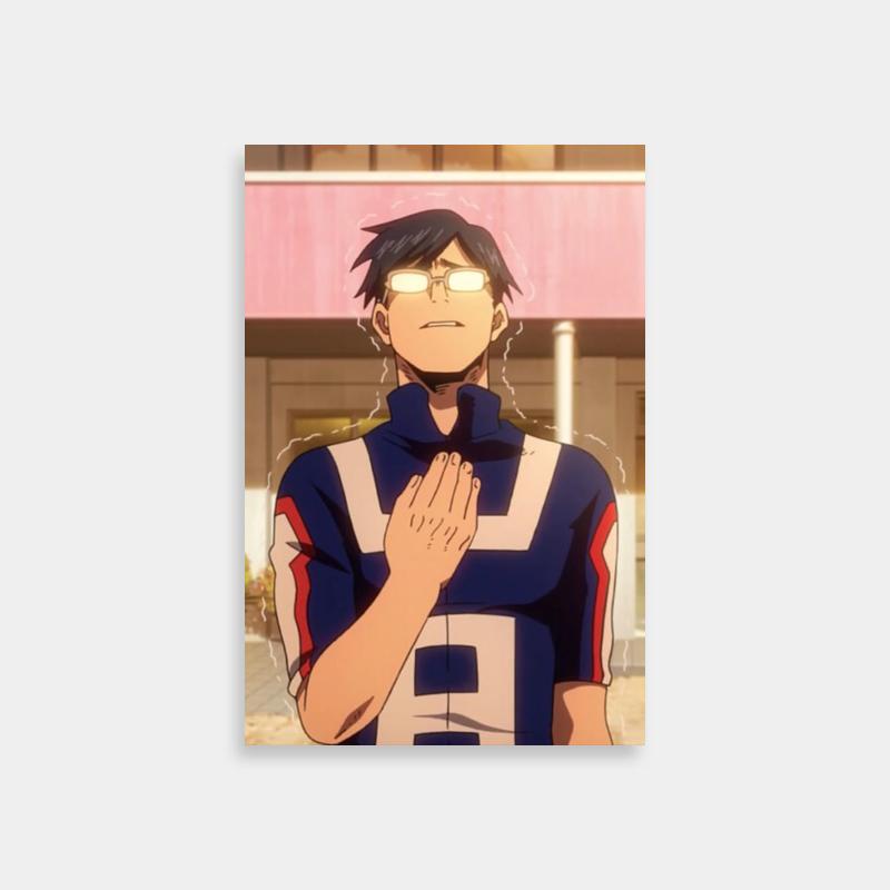 Tenya Iida My Hero Academia Poster - Standing in Front of Building