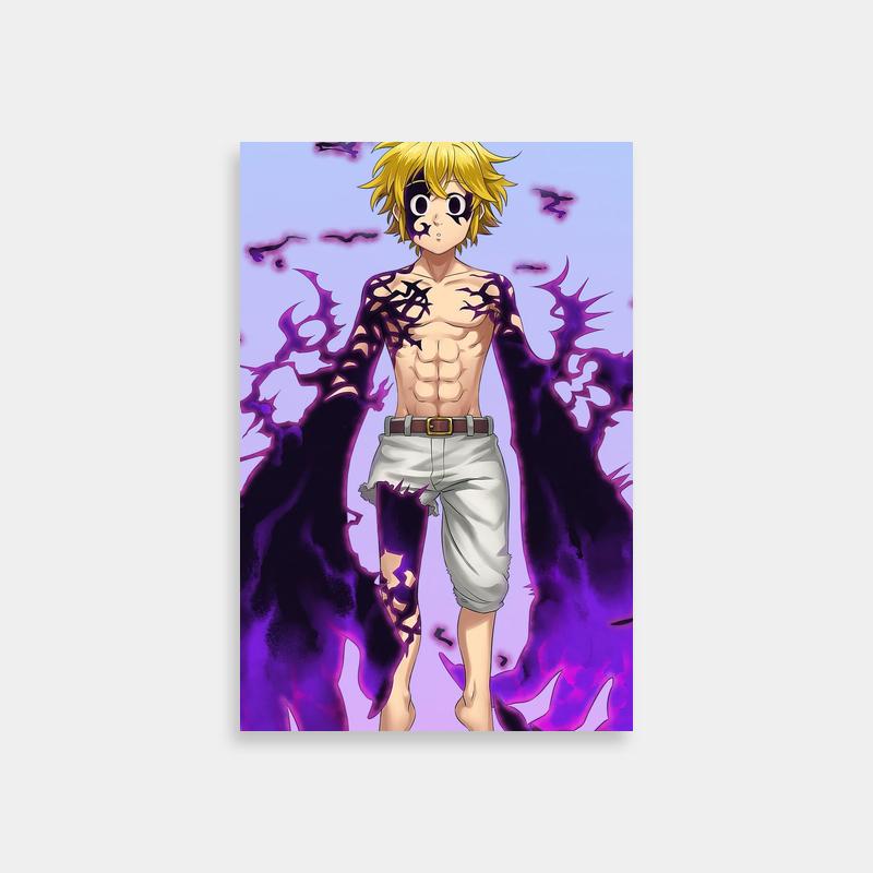 Seven Deadly Sins Meliodas Anime Poster - Official Art