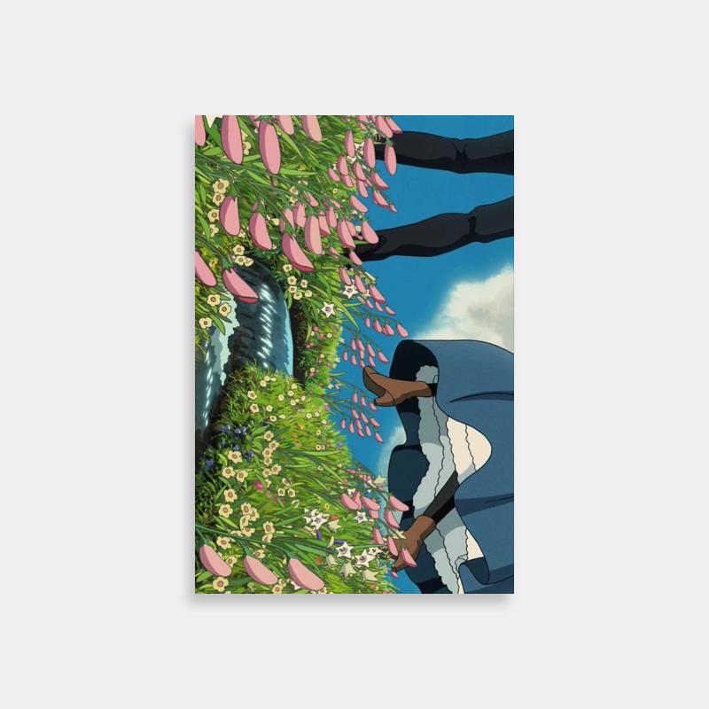 Sophie Hatter Howl's Moving Castle Nature Poster - Tranquil Anime Scene