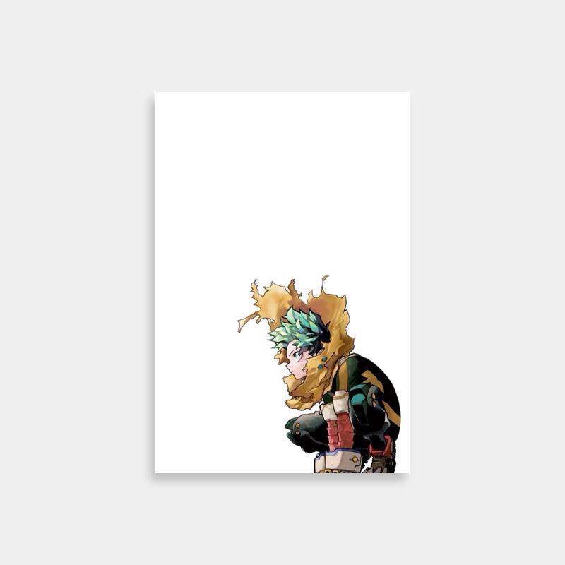 Izuku Midoriya My Hero Academia Wall Art - Sitting on Brick Wall