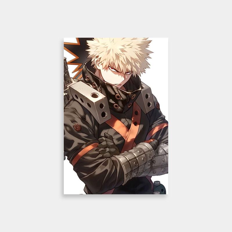 Katsuki Bakugo My Hero Academia Anime Poster