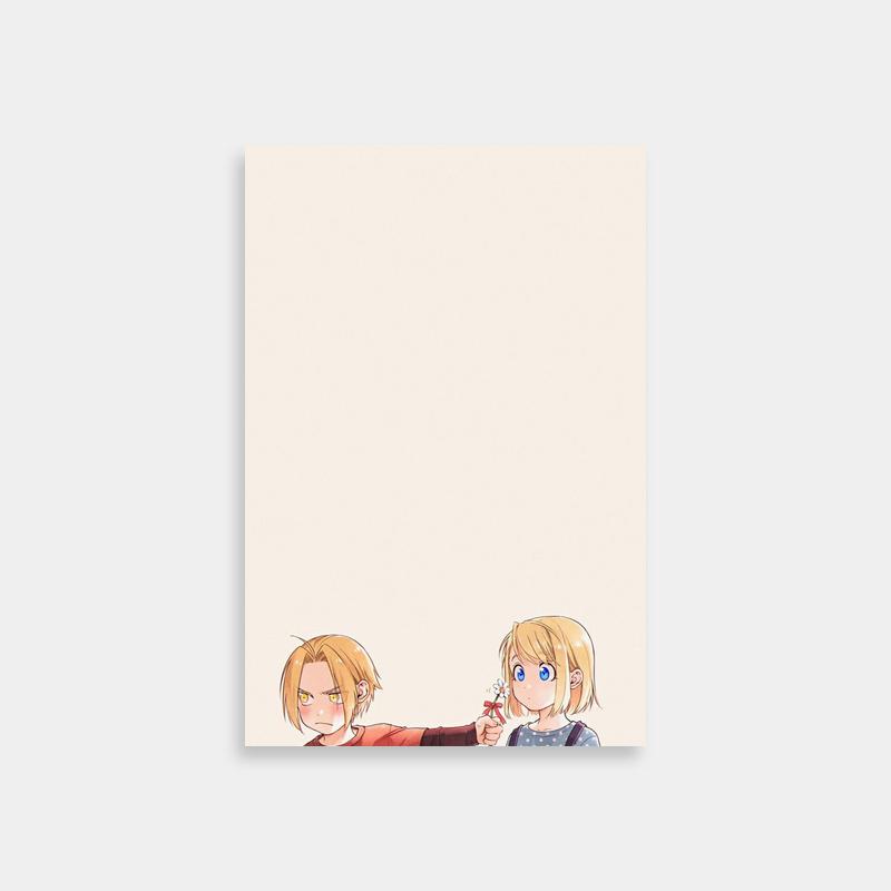 Edward Elric Fullmetal Alchemist Character Interaction Poster