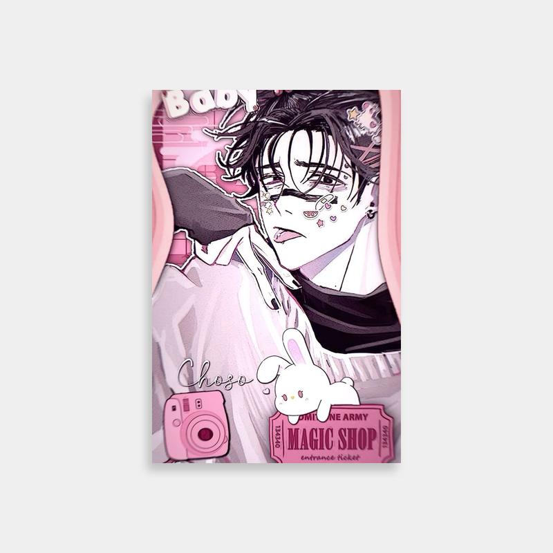 Choso Jujutsu Kaisen Pink Camera Anime Poster