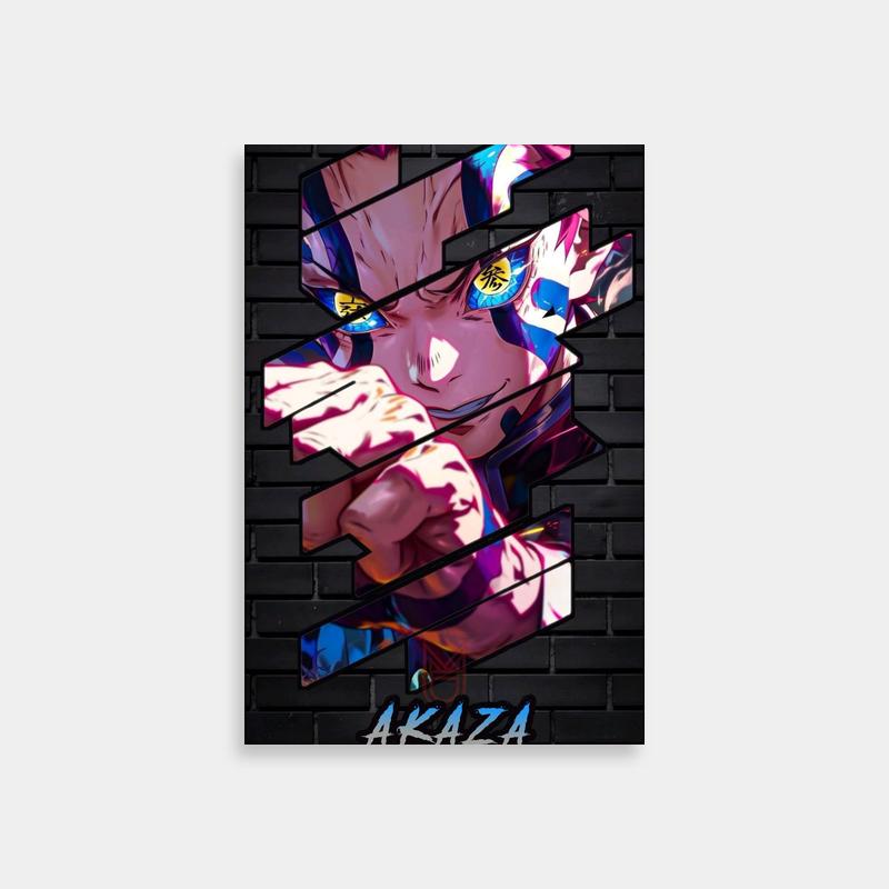 Akaza Demon Slayer Anime Wall Art Poster