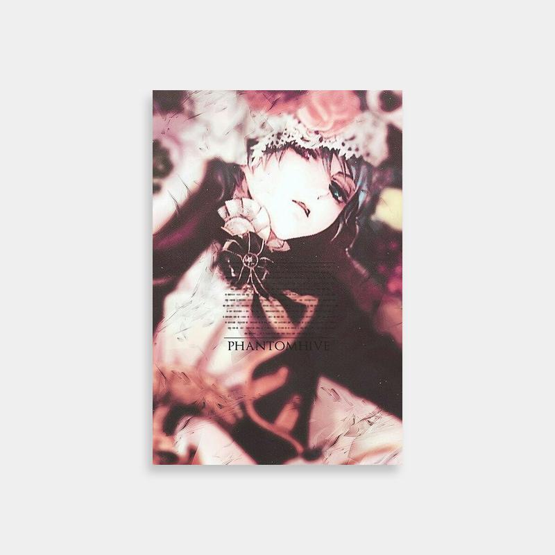 Ciel Phantomhive Black Butler Floral Art Print - Phantatom Hive Poster