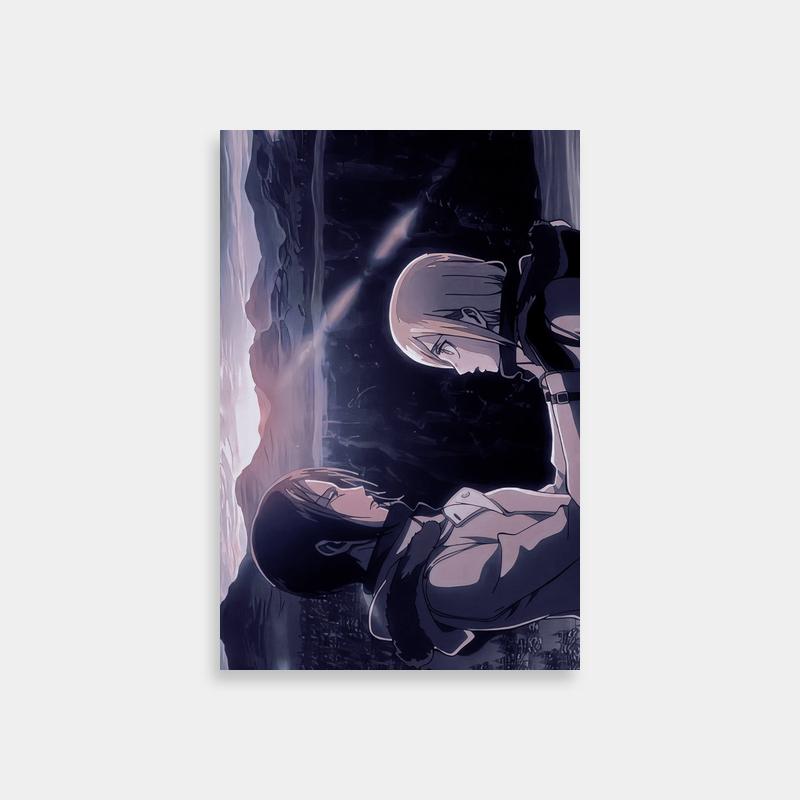 Ymir Attack on Titan Poster - Falling Anime Scene Art Print