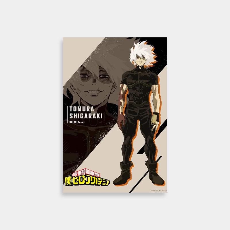 Tomura Shigaraki My Hero Academia Poster - Striking Black & White Art
