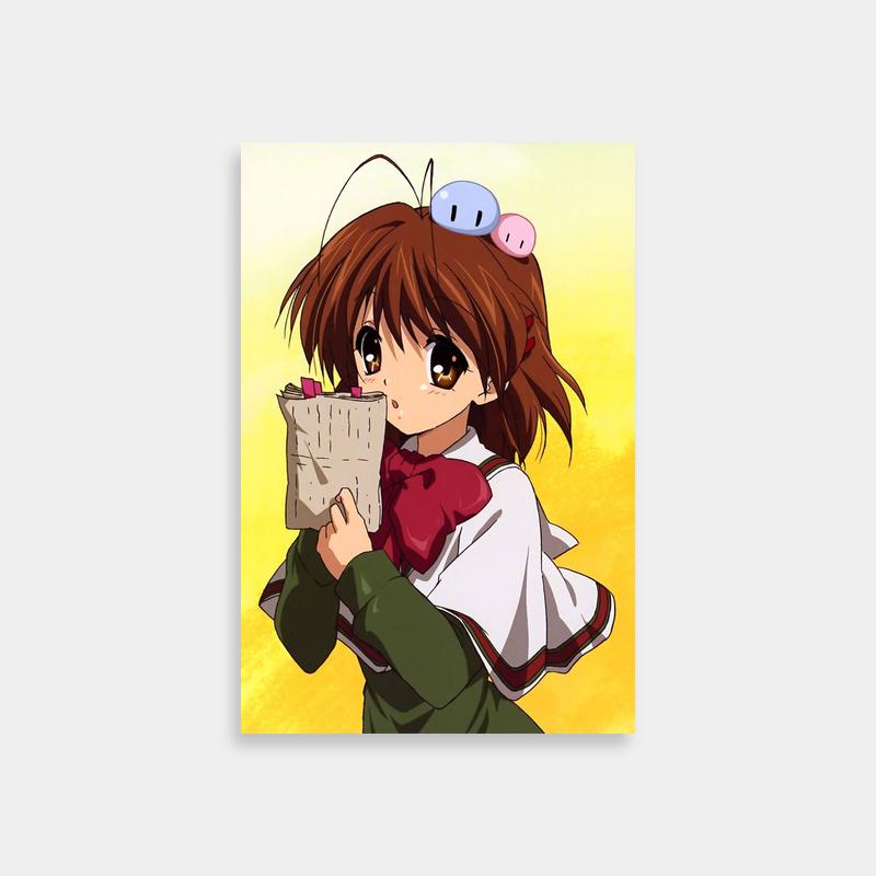Nagisa Furukawa Anime Character Poster - Clannad Art