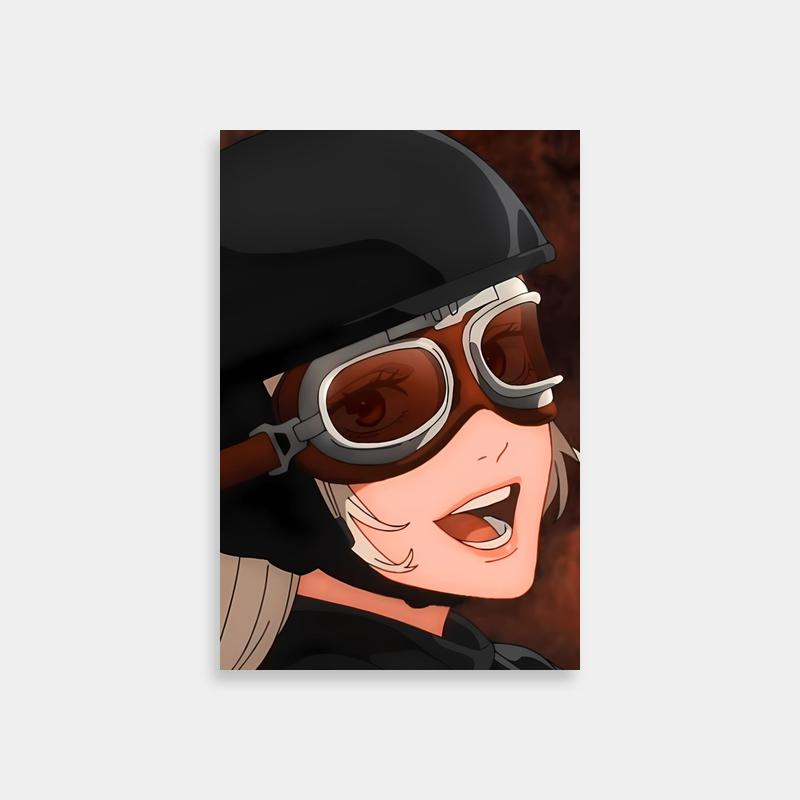 Yuki Tsukumo Jujutsu Kaisen Poster - Goggles & Helmet Art