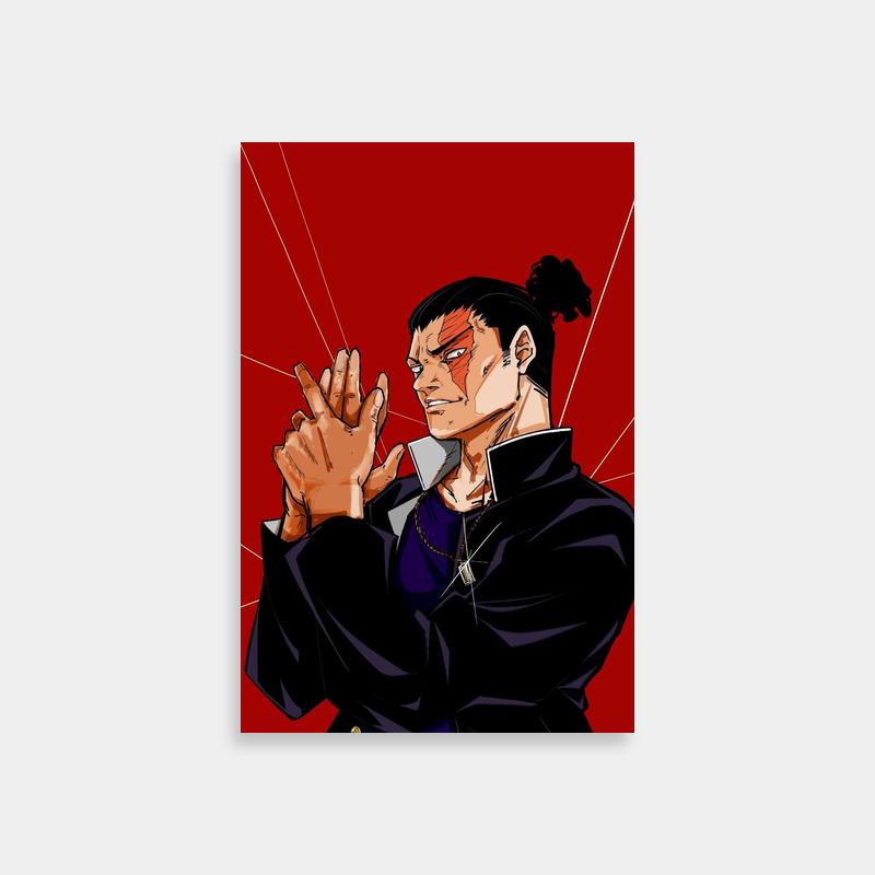 Aoi Todo Jujutsu Kaisen Poster - Intense Anime Action Pose