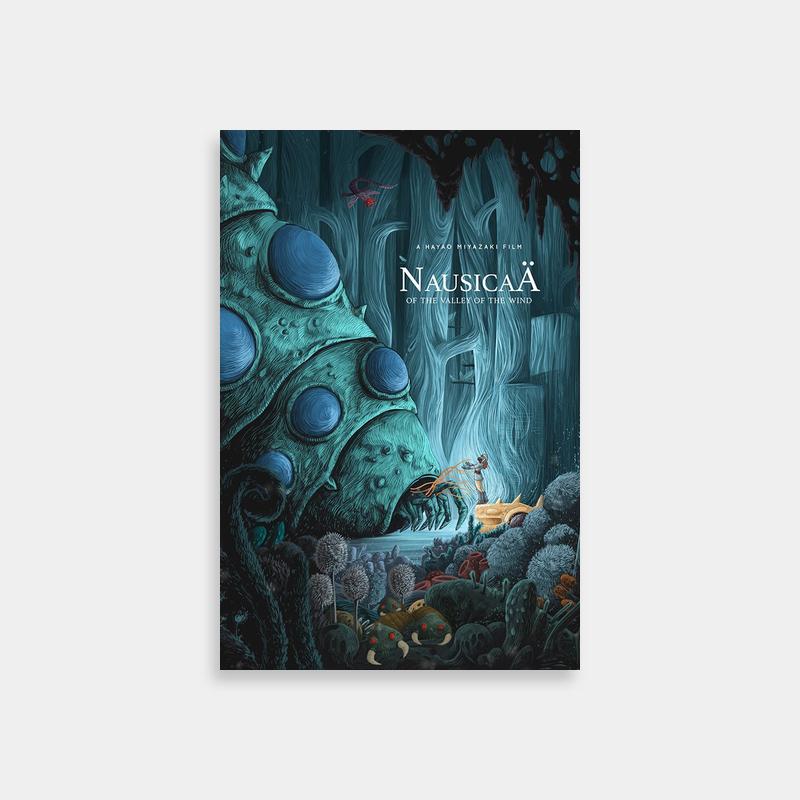 Nausicaa Giant Creature Movie Poster - Anime Wall Decor