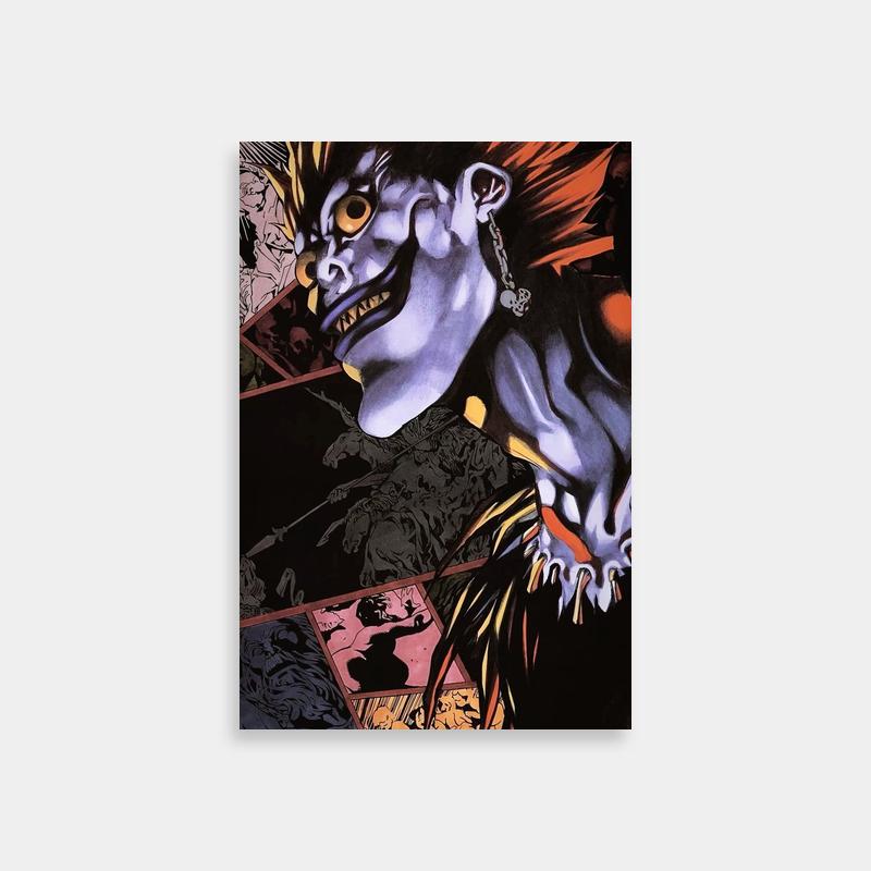 Ryuk Death Note Wall Art - Demon with Yellow Eyes Painting