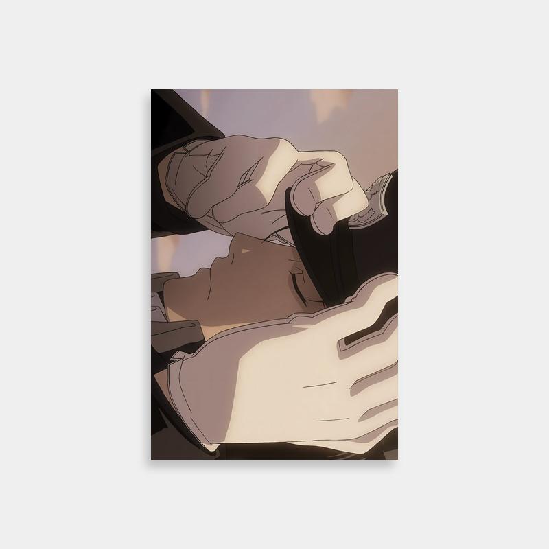 Roy Mustang Fullmetal Alchemist Hand Gesture Poster