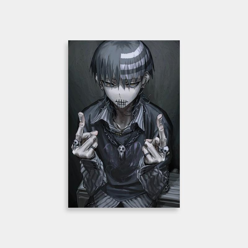 Death The Kid Anime Gesture Poster - Soul Eater