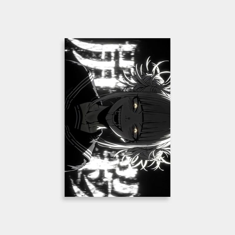 Himiko Toga My Hero Academia Poster - Yellow-Eyed Anime Character Art