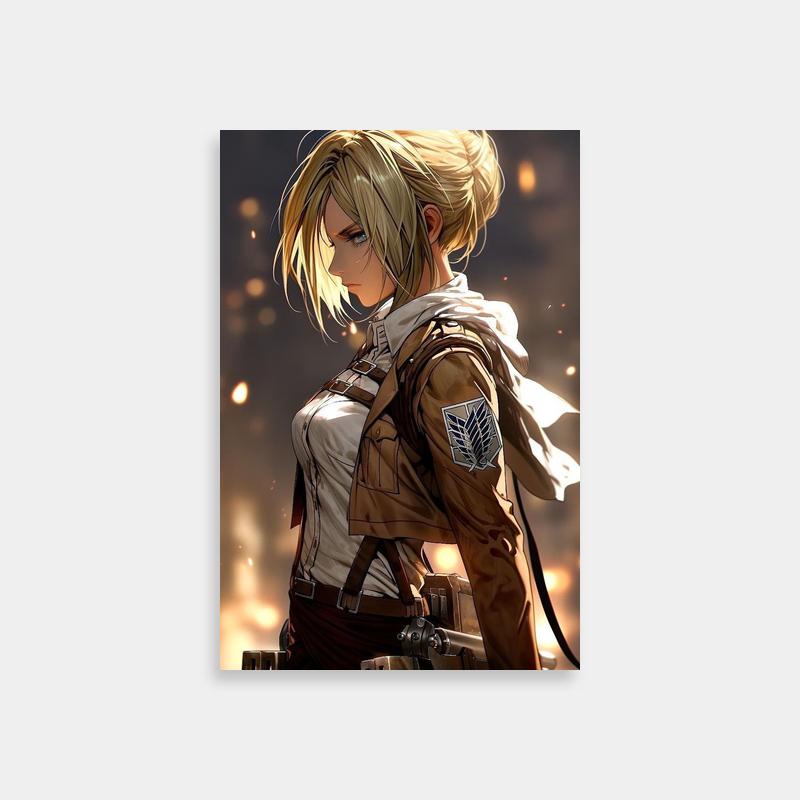 Annie Leonhart Attack on Titan Character Poster