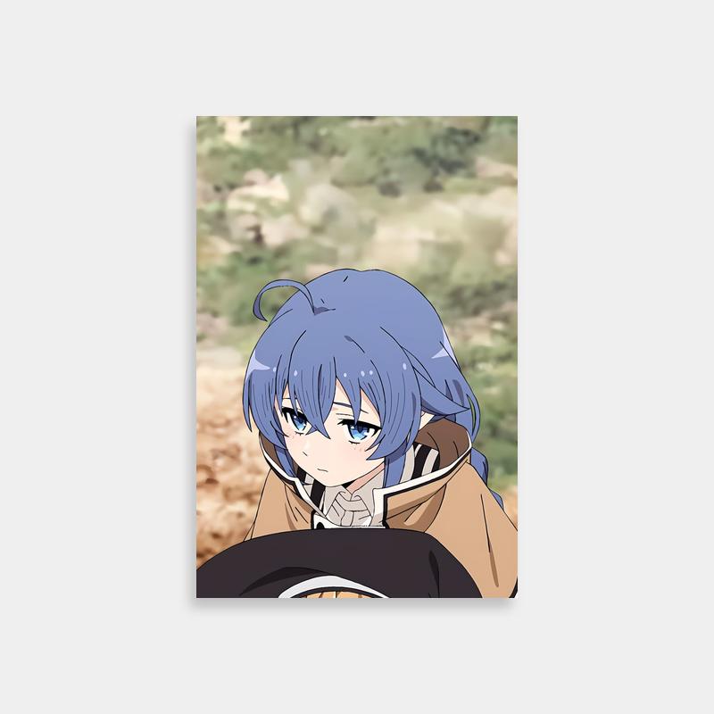 Roxy Migurdia Mushoku Tensei Blue-Haired Character Poster