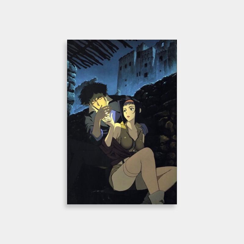 Faye Valentine Cowboy Bebop Anime Scene Poster - Cell Moment