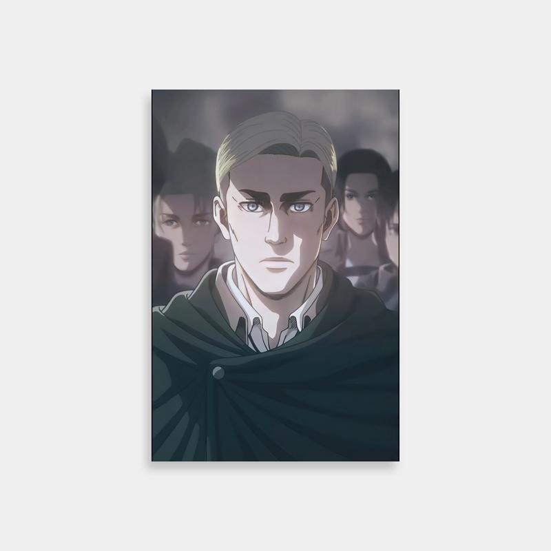Erwin Smith Attack on Titan Wall Art - Blonde Commander Portrait