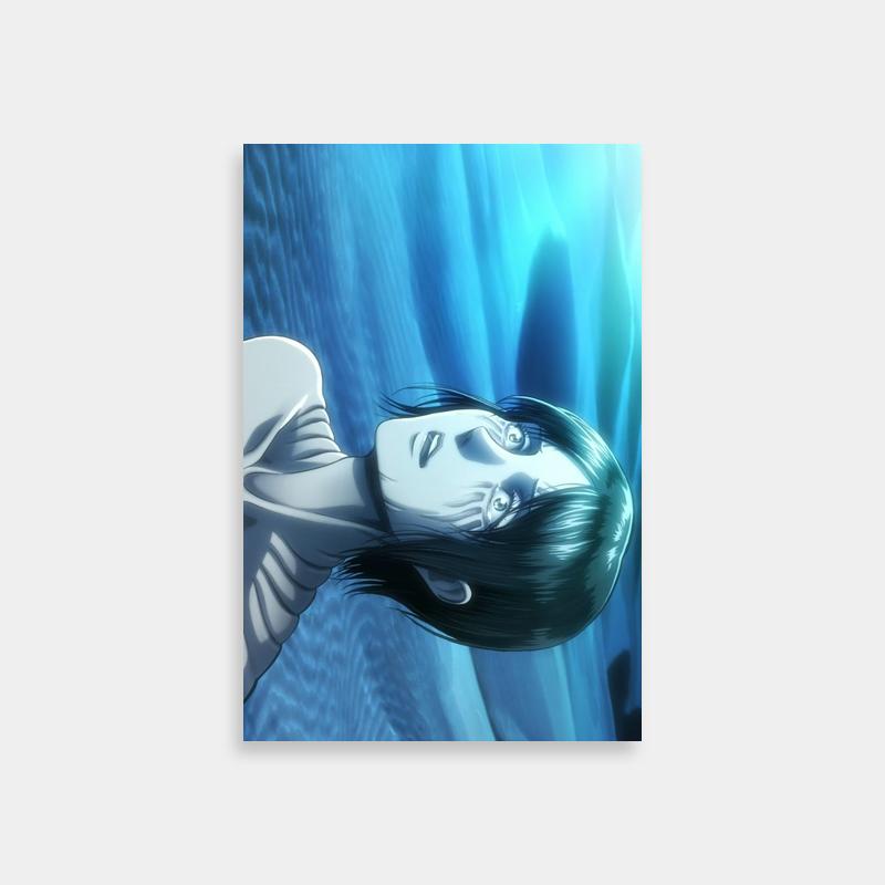 Ymir Attack on Titan Poster - Woman Floating in Water Art Print