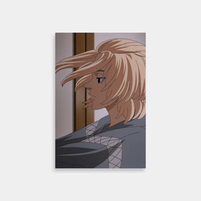 Tokyo Revengers Mikey Wall Art - Blonde Anime Character Print